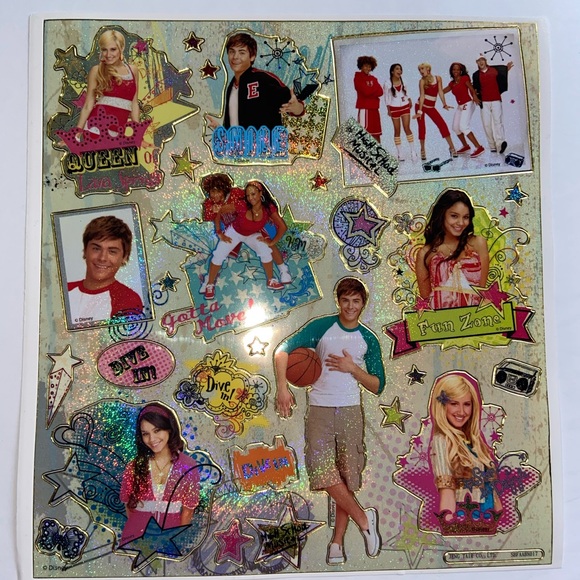 High school musical sticker sheet - Picture 3 of 7